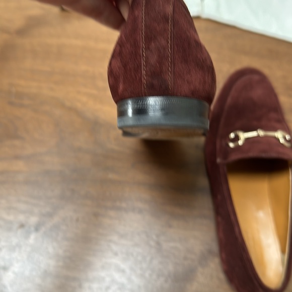 Gucci Brown Suede Horsebit Loafers - Picture 4 of 6